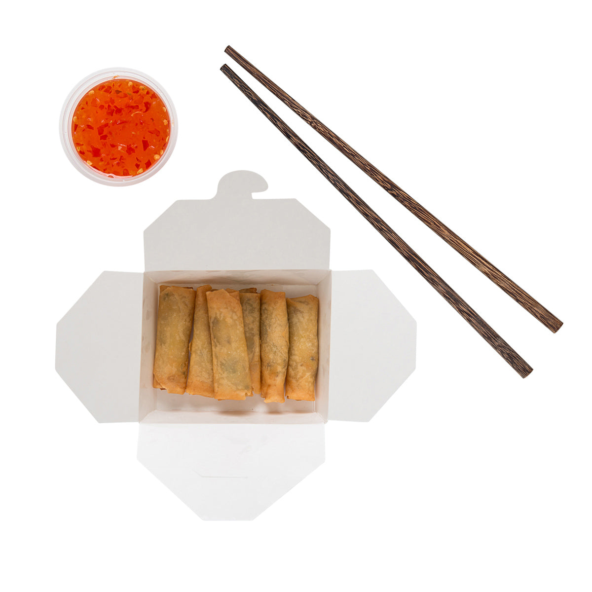 Mini Veg Spring Rolls (6)